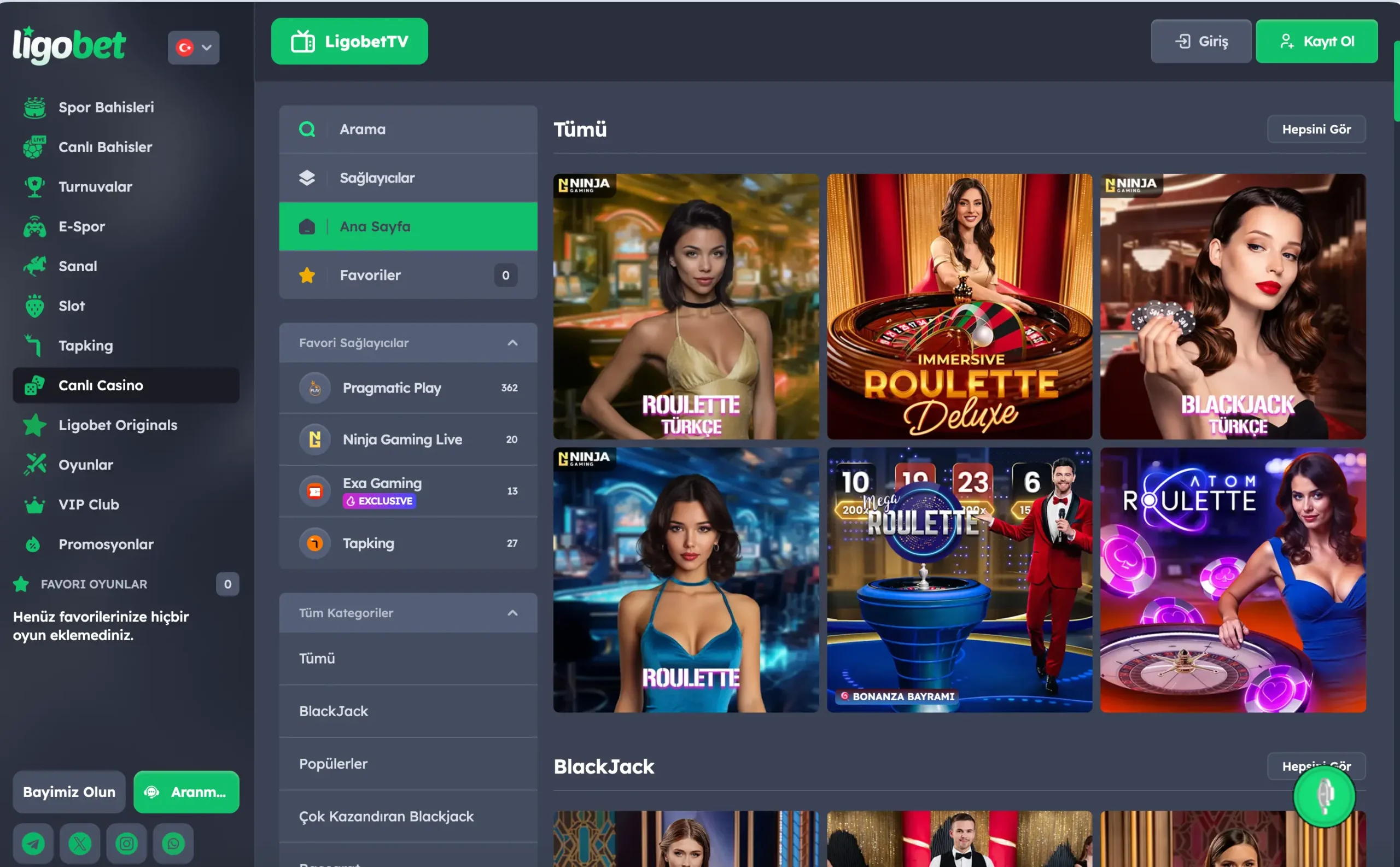 Canlı Casino Sağlayıcıları Hangileri?
