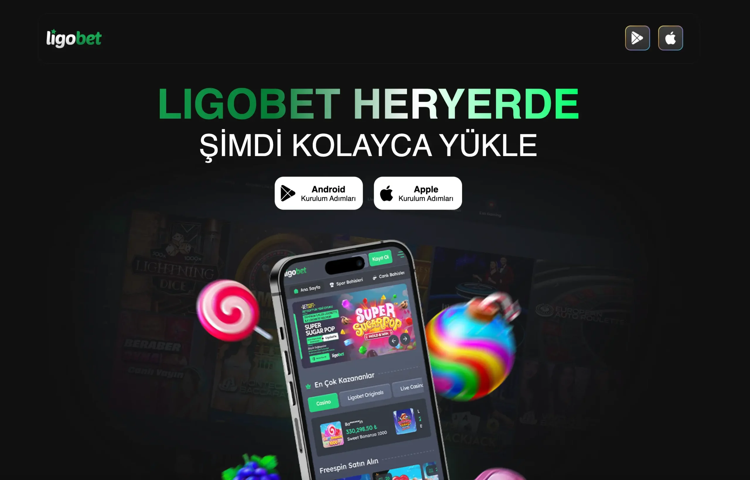 Ligobet Mobil ve Ligobet İndir