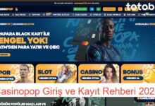 Casinopop Giriş ve Kayıt Rehberi