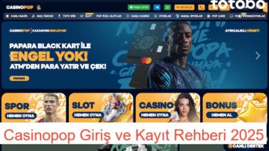 Casinopop Giriş ve Kayıt Rehberi