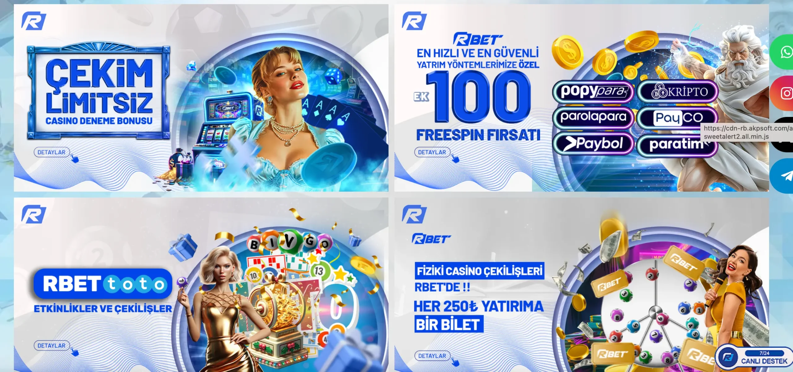 Rbet Promosyonları ve Hoş Geldin Bonusu