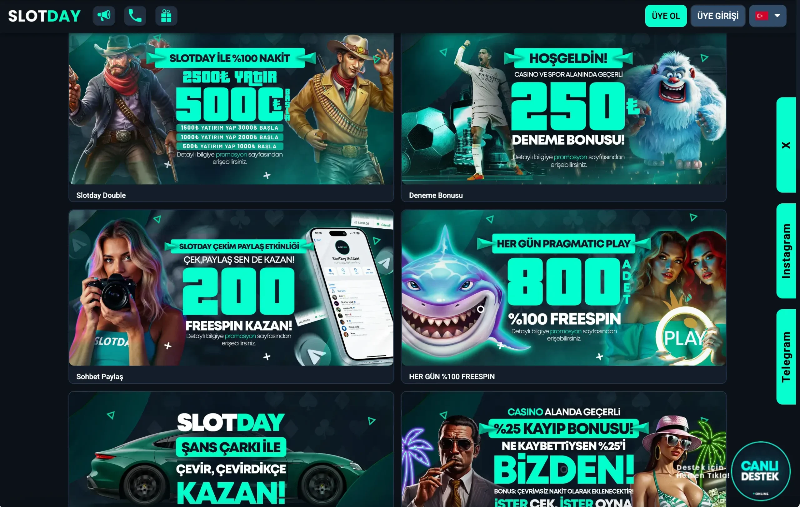 Slotday Promosyonları – Bonus Seçenekleri ve Çevirim Şartları